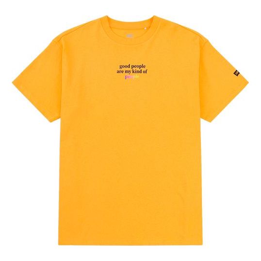 Levis Round Neck Pure Cotton Printing Short Sleeve Yellow T-Shirt 17467-0004