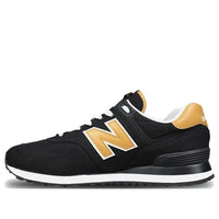 New Balance 574 Series Casual Black Yellow ML574VI2