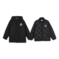 (GS) Skechers Stroll Series 3-In-1 Down Jacket 'Black' L423K060-0018