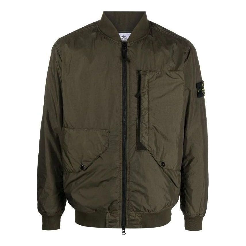 STONE ISLAND Plain Logo Down Jackets 'Olive Green' 791540923V0058