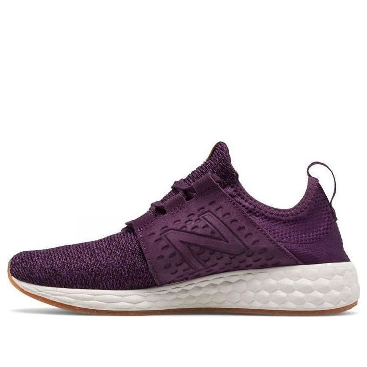 (WMNS) New Balance Fresh Foam Cruz 'Wine Red White Brown' WCRUZOM