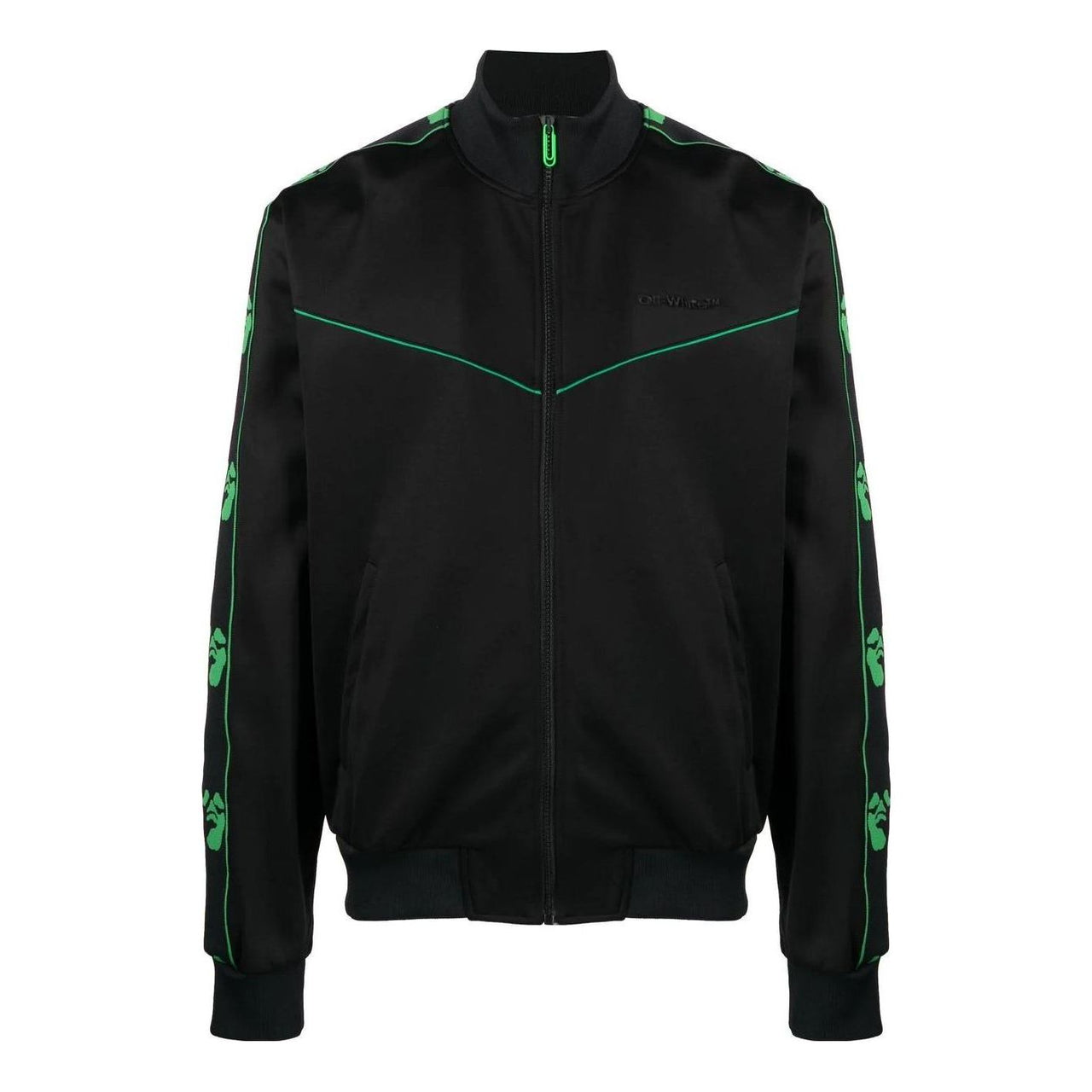 Off-White FW22 Face Band Track Jacket OMBD043F22FAB0022101