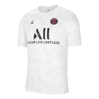 Air Jordan Paris Saint-Germain 20/21 Training Jersey 'White' CW9489-101