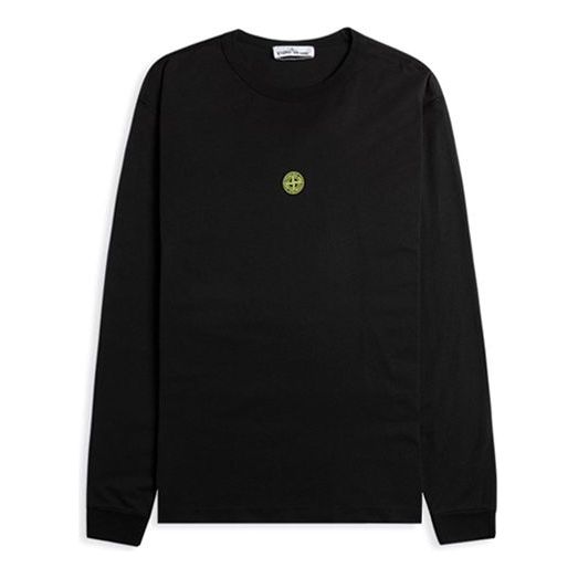 STONE ISLAND Back Printing Long Sleeves Unisex Black 711523484-V0029