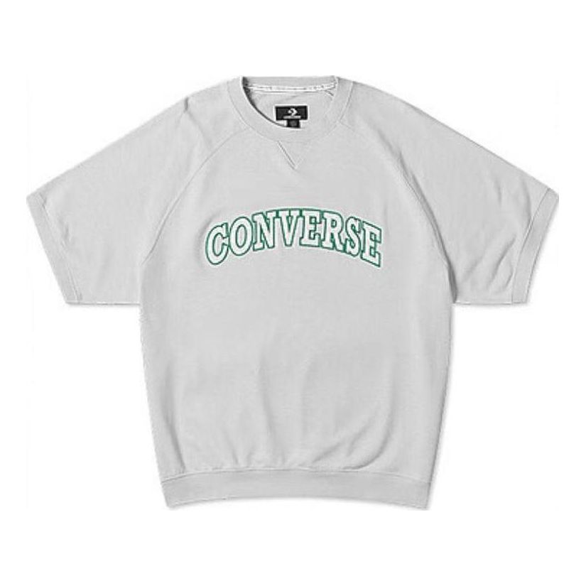 Converse Retro Chuck Crew Fossilized T-shirt Asia Sizing 'Grey' 10026428-A03
