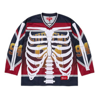 Supreme Bones Hockey Jersey 'Red White' SUP-FW23-015