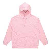 MLB Los Angeles Dodgers Basic Large Logo Printing Sports hooded Long Sleeves Unisex Pink 31HD03011-07P