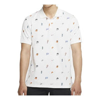 Nike THE Slim Fit Version lapel Short Sleeve polo White CI9157-100