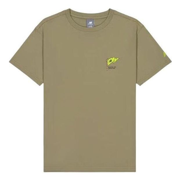 New Balance Flag Graphic T-Shirt Asia Sizing 'Grey' AMT41361-CGN