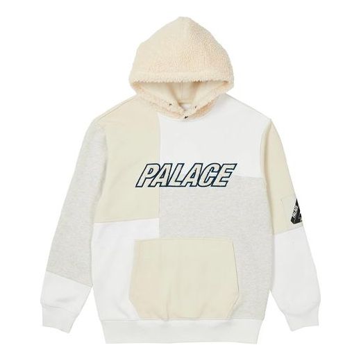 PALACE Splicing polar fleece Unisex White P20CS021
