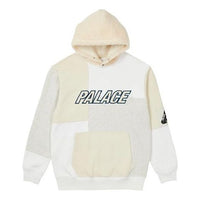 PALACE Splicing polar fleece Unisex White P20CS021