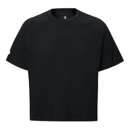 Converse Shapes Triangle Raglan T-Shirt Asia Sizing 'Black' 10020766-A02