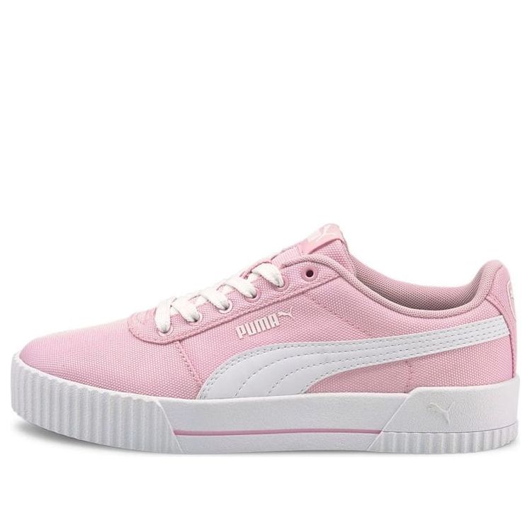 (WMNS) PUMA Carina Canvas Sneakers Pink 368669-06