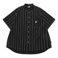 FILA FUSION Stripe Shirt Black T11M931402F