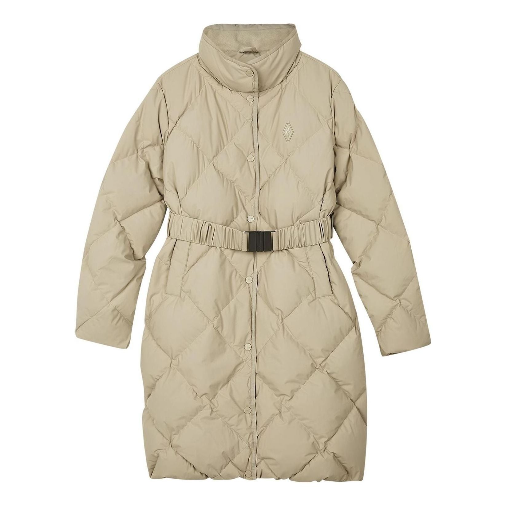 (WMNS) Skechers Bob's Series Long Sleeve Down Jacket 'Tan' L423W060-01GA