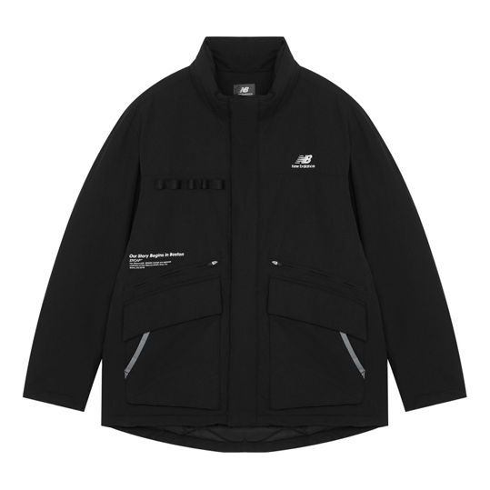 New Balance Logo Down Jacket Asia Sizing 'Black' 5PB42191-BK