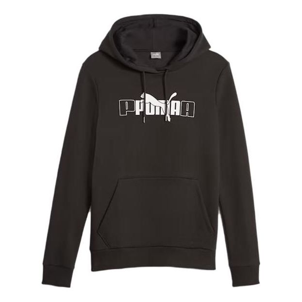 (WMNS) PUMA Ess+ Logo Lab Hoodie 'Black' 675955-01