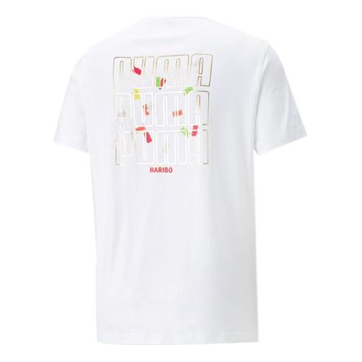 PUMA x HARIBO Unisex Printing Round-neck White 532794-02