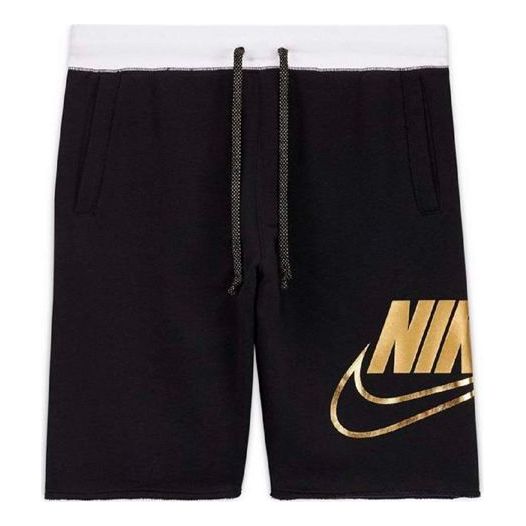 Nike Sportswear Men's Alumni Shorts Black/Gold CZ8921-010
