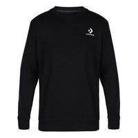 Men's Converse Chevron Emb Crew Alphabet Round Neck Pullover Black 10008927001