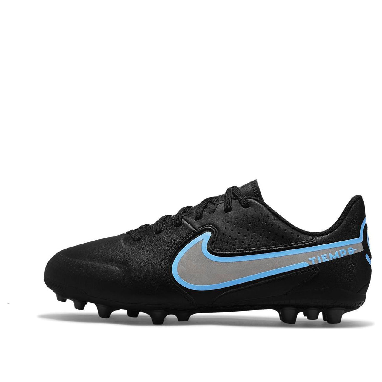 (GS) Nike Tiempo Legend 9 Academy AG 'Black Blue' DB0444-004