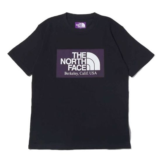 THE NORTH FACE Unisex PURPLE LABEL H/S Tee Short-sleeved Black NT3953N-K