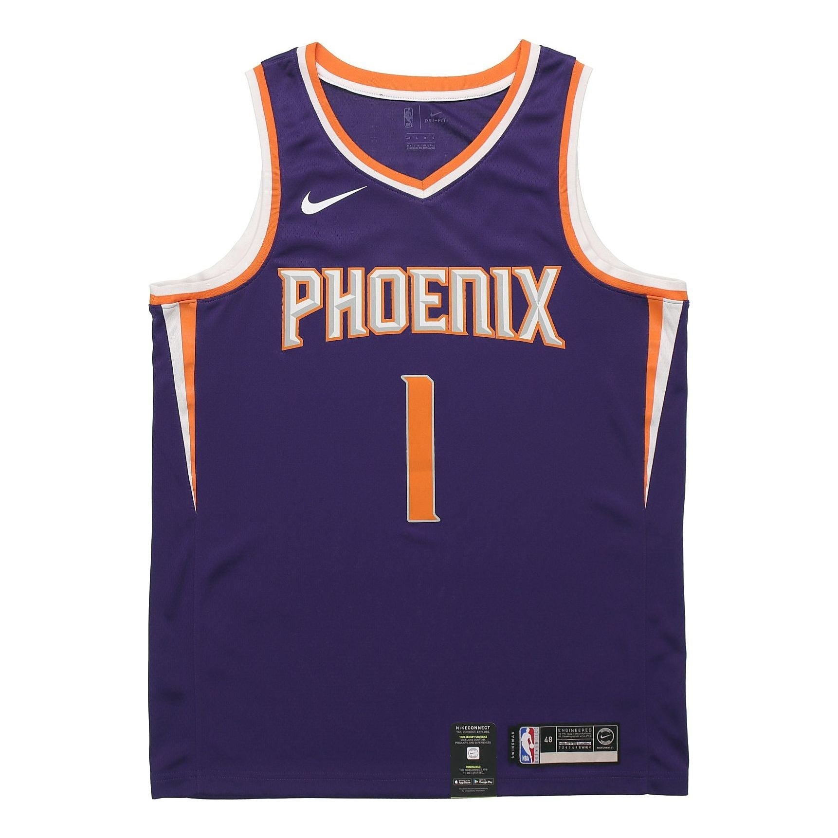 Nike Devin Booker Maillot Icon Edition Swingman Phoenix Suns Purple 864503-568