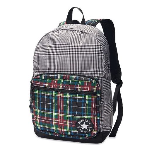 Converse Go 2 Patch Plaid Backpack 'Grey' 10019901-001
