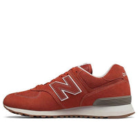 New Balance 574 Series Breathable Shock Absorption Wear-Resistant Low Top Red ML574ESH