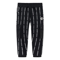 (GS) Converse Letter Logo Printed Knit Sports Pants Asia Sizing 'Black White' CV2342070PS-001