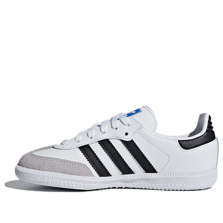 (GS) adidas Samba OG J 'White Black Gray' BB6975