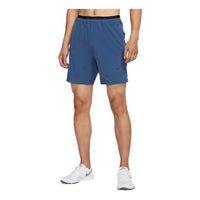 Men's Nike Pro Rep Training Quick Dry Sports Shorts Dark Sea Blue CU4992-469