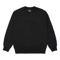 PALACE Bossy Crew Black Alphabet Logo Round Neck Unisex P20CW001