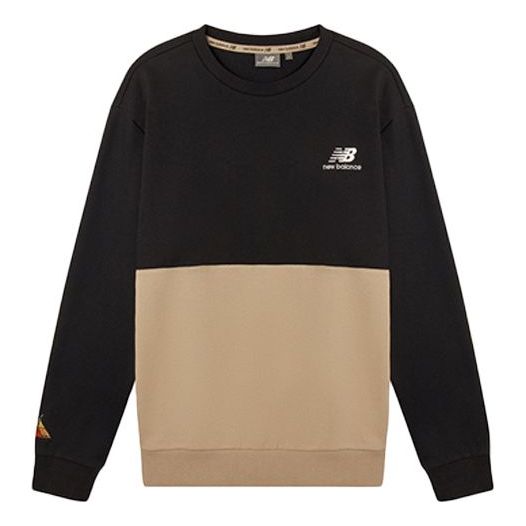 New Balance x JHI Athletics Crew Neck Pullover Asia Sizing 'Black Beige' NCA89063-BK