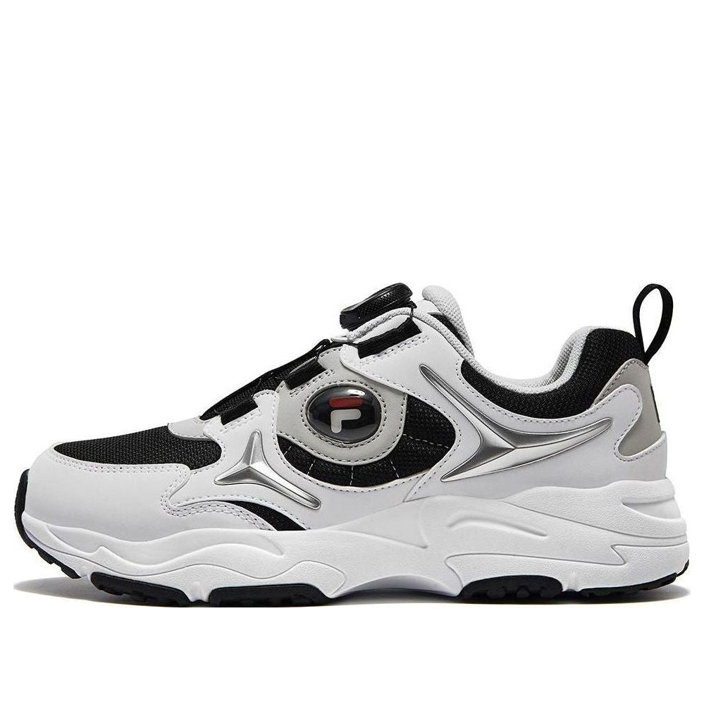 (GS) FILA FUSION ANCERUS PLUS Sneakers 'White Black Silver' K15B341108FBS
