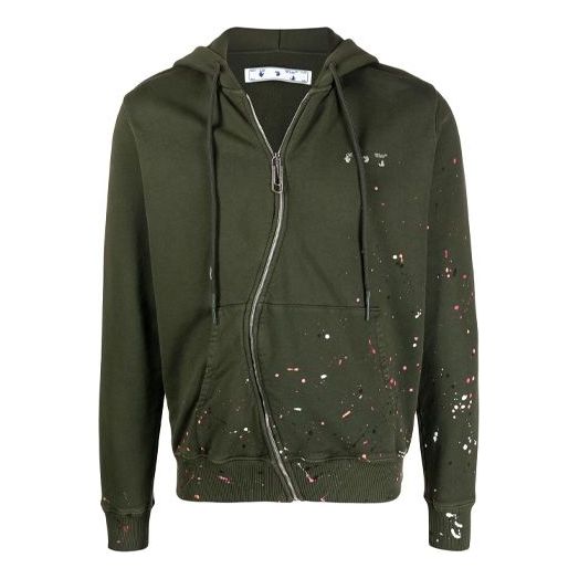 Men's Off-White SS21 Printing Green OMBE008S21FLE0025701