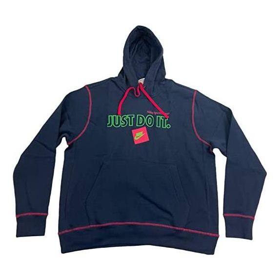 Nike Sportswear Club Fleece Lined Pullover Hoodie 'Obsidian' DD6223-451