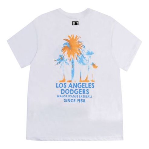 MLB Los Angeles Dodgers LA Short Sleeve Unisex White 31TSP5031-07W