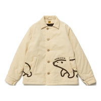 HUMAN MADE Corduroy Jacket 'White' HM24JK021