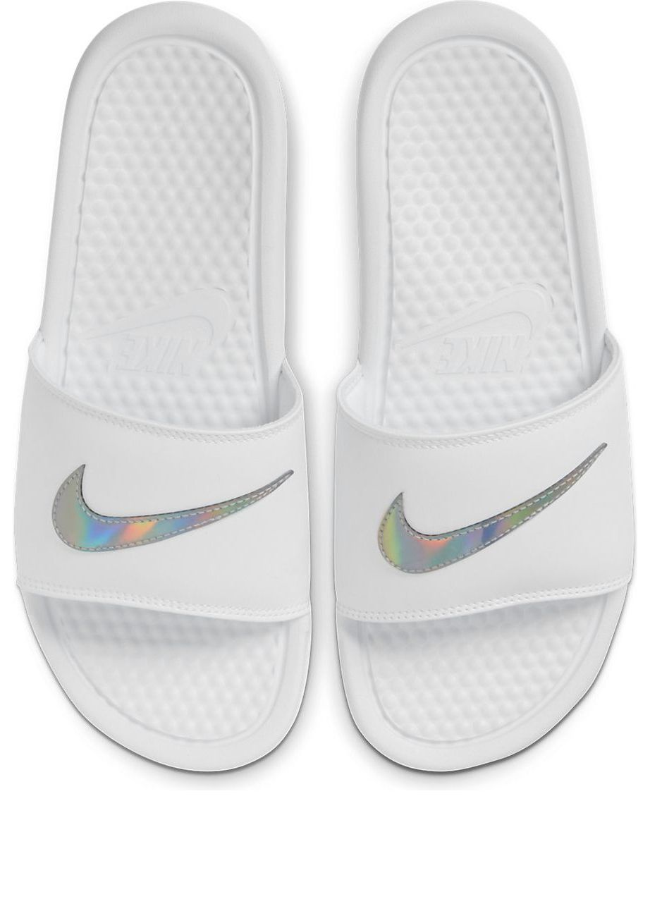 (WMNS) Nike Benassi JDI Slide 'White Iridescent' DA2544-100