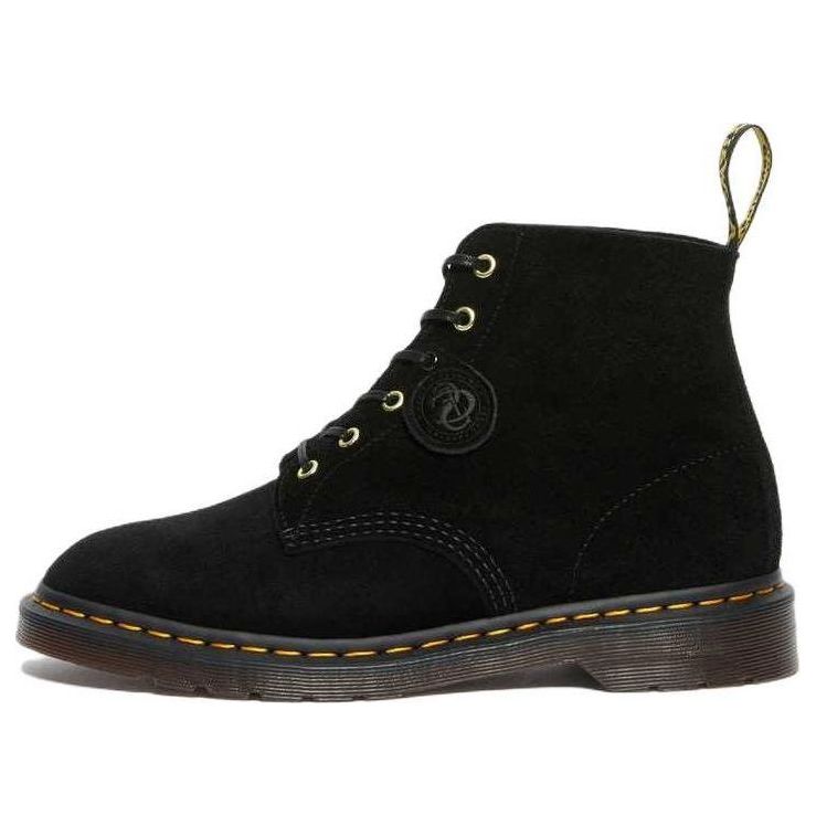 (WMNS) Dr. Martens 101 Suede Ankle Boots 'Black' 27428001