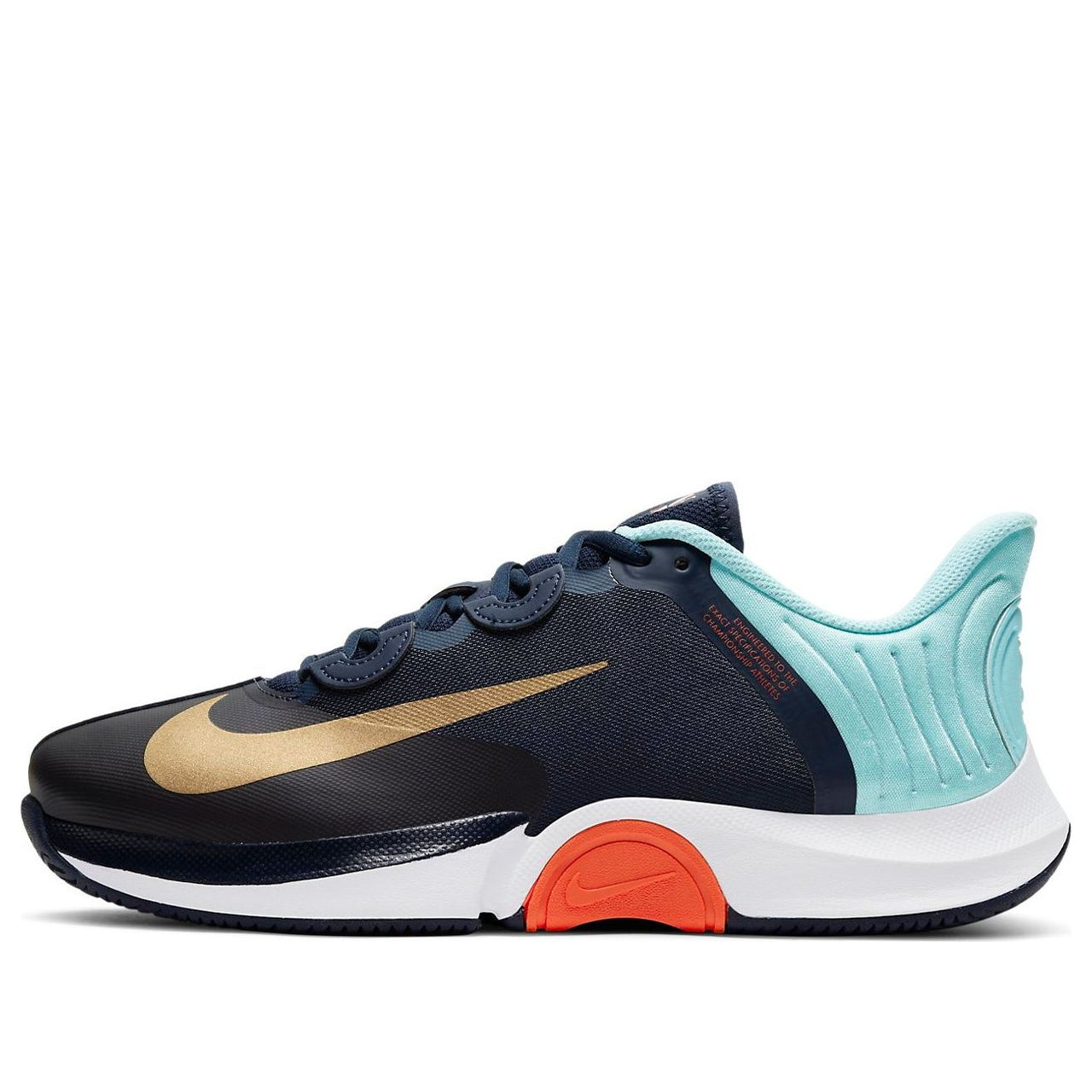 Nike Court Air Zoom GP Turbo 'Obsidian Metallic Gold' CK7513-400