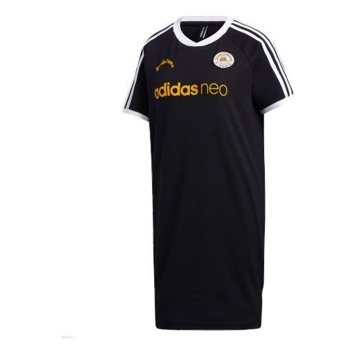 (WMNS) adidas Neo x GUDETAMA Dresses 'Black' GL7227