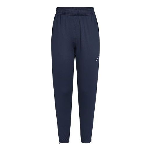Nike Essential Knit Dri-FIT Breathable Casual Sports Running Long Pants Navy Blue Dark blue CU5526-451