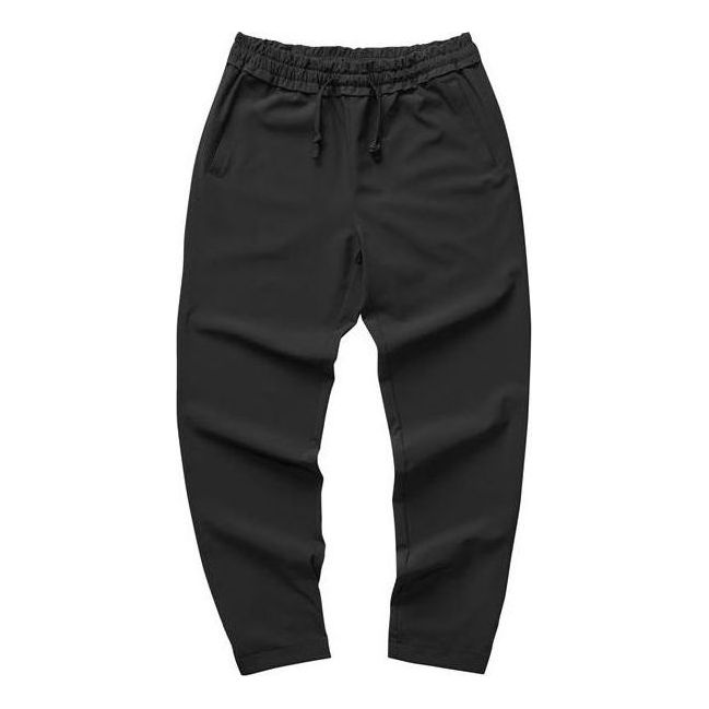 (WMNS) Skechers Diamond Series Woven Straight Casual Pants 'Black' L322W020