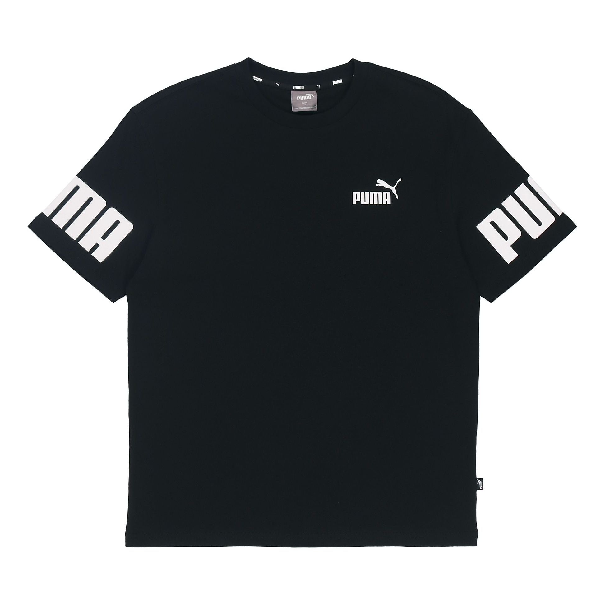 PUMA Printed Cotton Blend T-Shirt 'Black' 847721-01