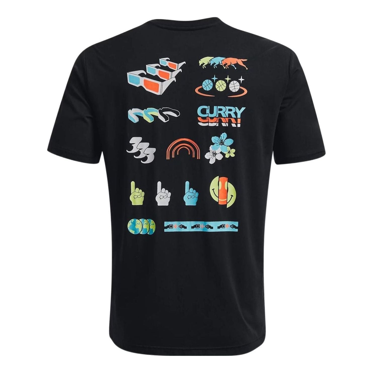 Under Armour Curry Rule Of 3 T-shirt 'Black' 1372840-001