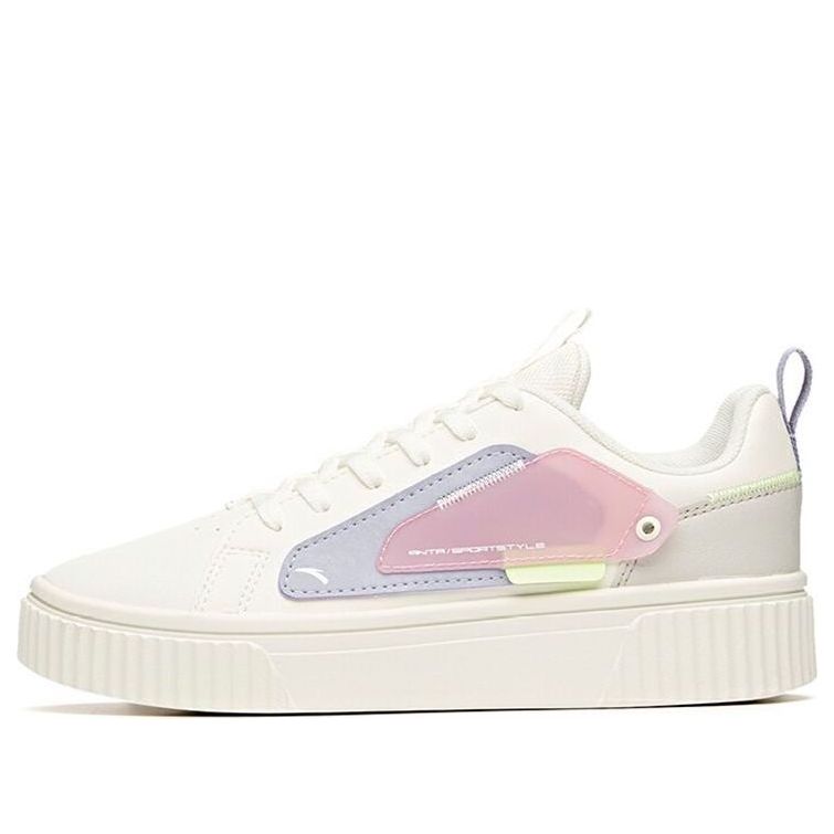(WMNS) ANTA Life Series Sneakers 'White Purple Red' 122118066-2
