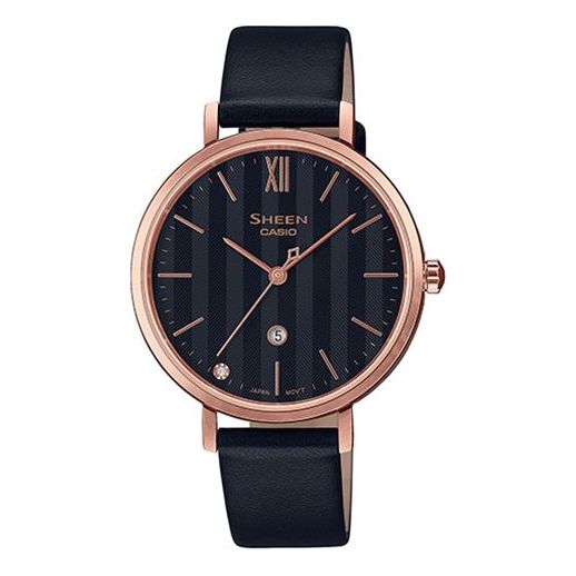 CASIO SHEEN Quartz Waterproof Sapphire Crystal Black Analog SHE-4539CGL-1AUPR