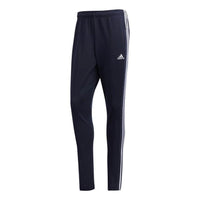 adidas Running Sports Stripe Knit Long Pants Navy Blue FM5354
